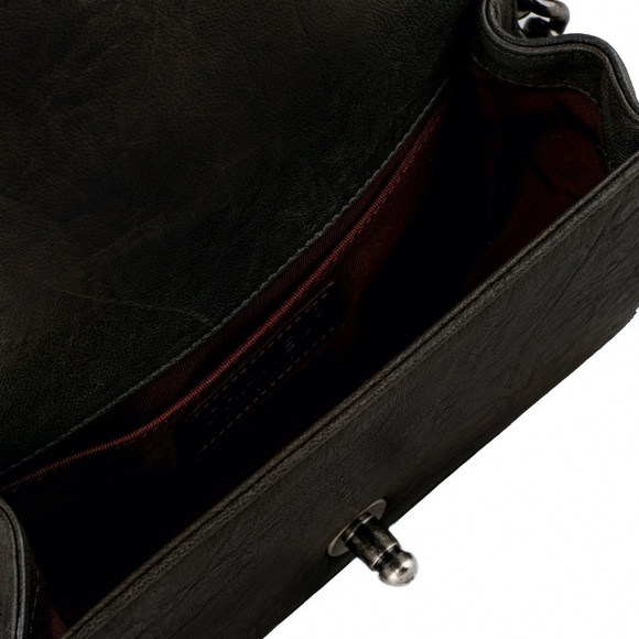 CHANEL Small Boy Bag Quilted Studded Gray Crumpled - Picture 9 of 11